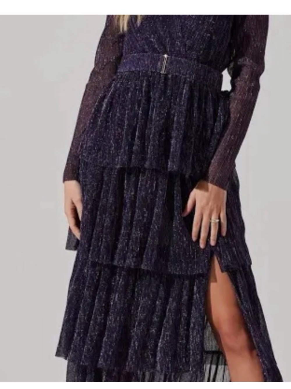 ASTR the label Danielle metallic dress
